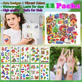 LINAYE slap bracelets and vinyl stickers promote interactive party activities