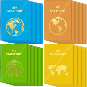 Lincia blank passport book blue cover for travel notes and memories.