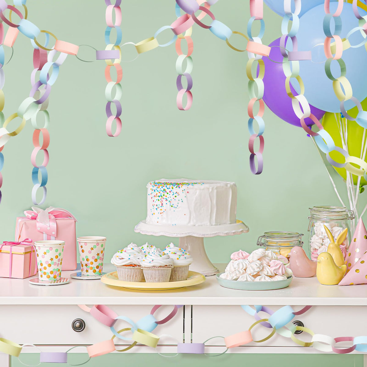 Lincia diverse macaron color palette inspires festive decor