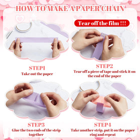 Lincia paper chain crafting ideas for cards, scrapbooks, and bracelets