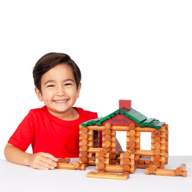 Lincoln Logs celebrate America's National Toy legacy inspiring STEM-friendly play.