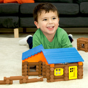 Lincoln Logs Oak Creek Lodge preschool construction toy supports early STEAM skills