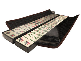 Ivory tiles by Linda Li hand painted for a refined mahjong experience