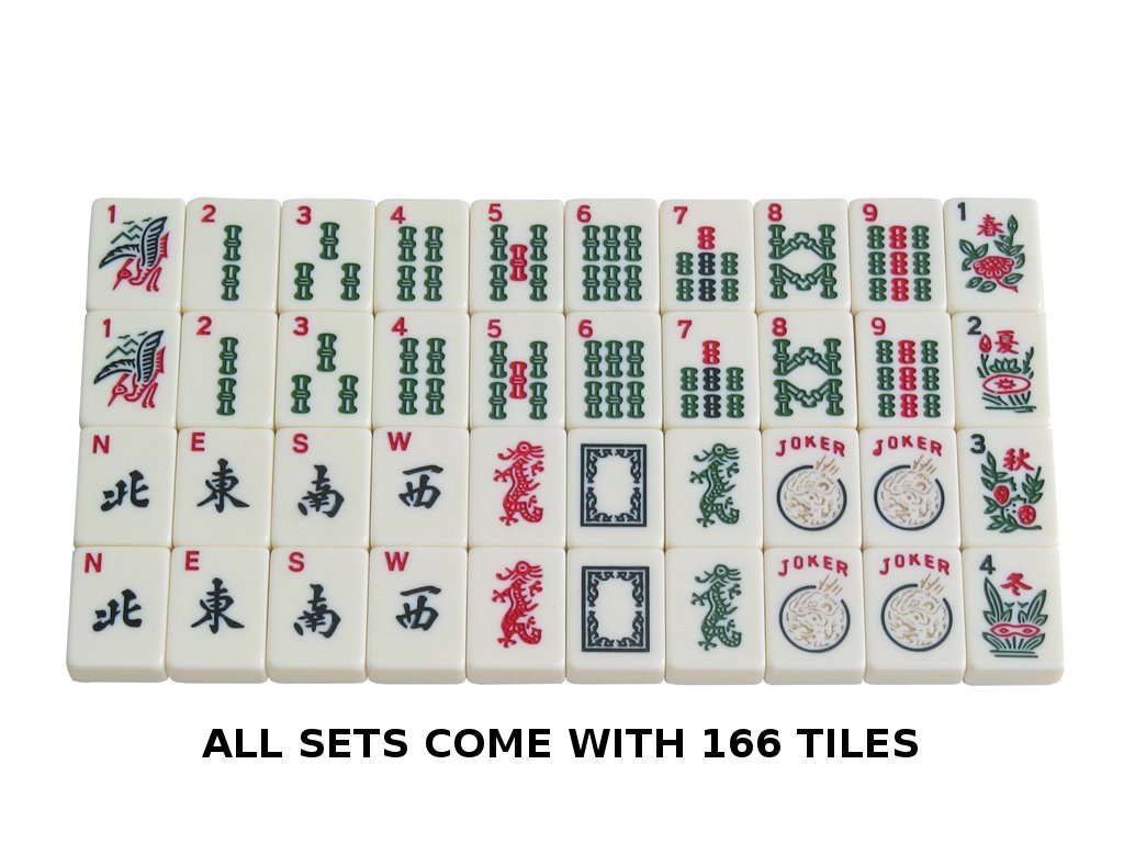 Linda Li tile rack and pushers complete the set for quick setup