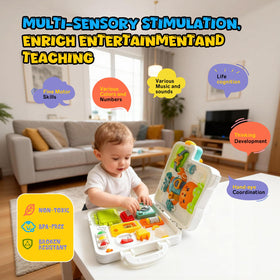 LINEQIC Busy Board refrigerator-signal lights create a multisensory moment