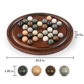 Lingle Deluxe marble game highlighting focus and concentration.