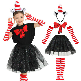 Lingway Toys girls cat costume hat headband for quick book character day charm