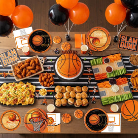 LINHAXM basketball tablecloths protect surfaces and brighten the decor.
