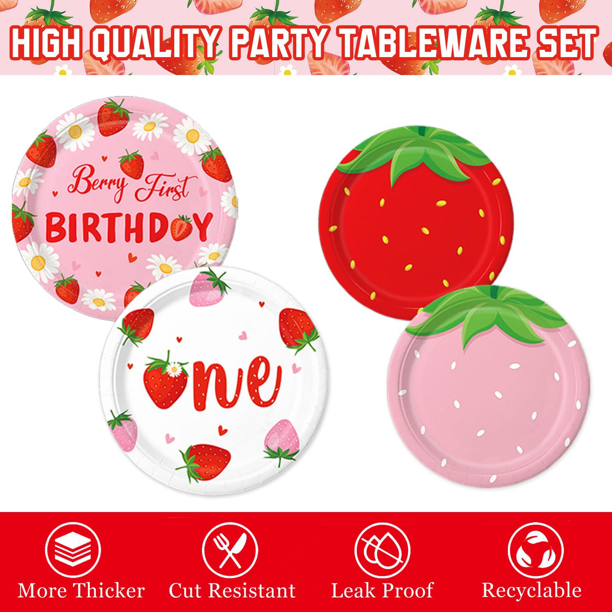 Linhaxm Berry First 9-inch dinner plates support full-meal servings