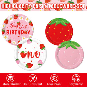 Linhaxm Berry First 9-inch dinner plates support full-meal servings