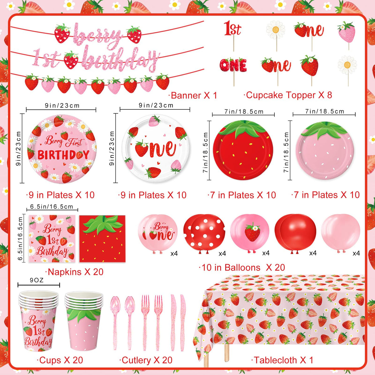 Linhaxm Berry First tablecloth provides color and spill protection during meals