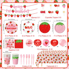 Linhaxm Berry First tablecloth provides color and spill protection during meals