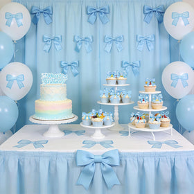 LINHAXM blue bow cups pair with meals and drinks beautifully