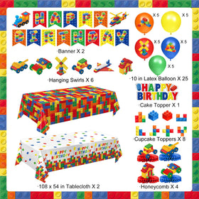 LINHAXM building block dessert plates 7-inch simplify serving and cleanup
