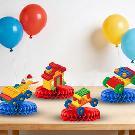LINHAXM building block tablecloths protect surfaces while brightening the table