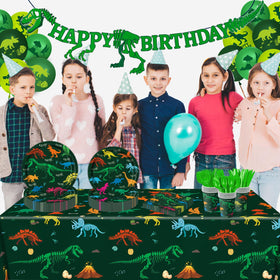 LINHAXM dinosaur banner, tear-resistant decor for standout photo moments.