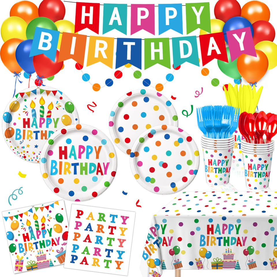 LINHAXM Happy Birthday banner enhances party visuals and creates a festive backdrop