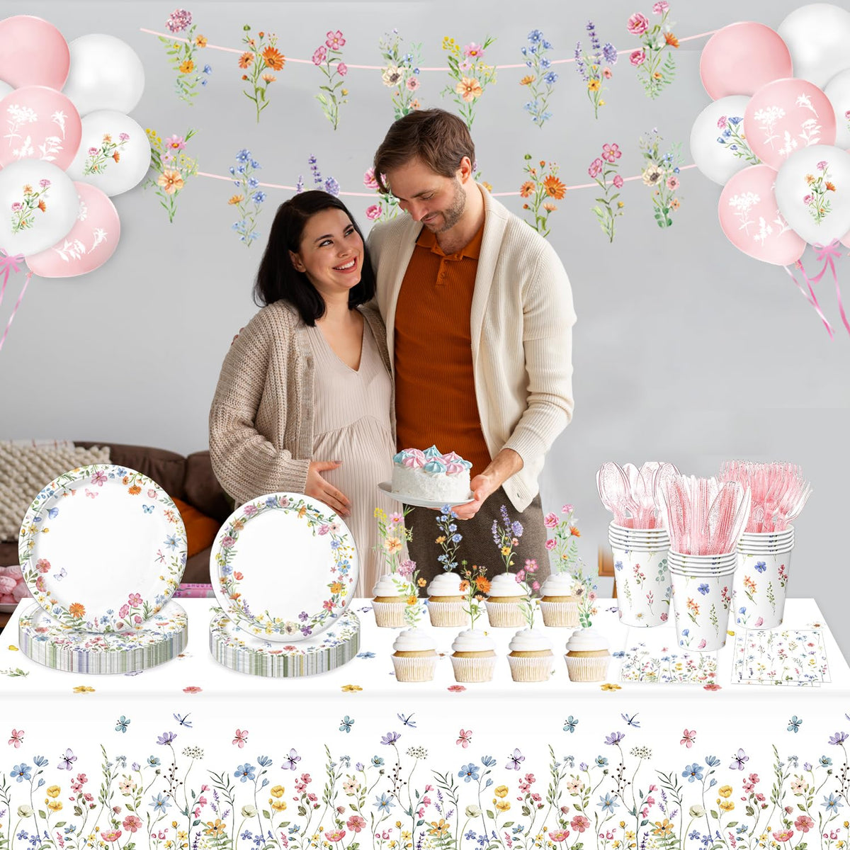LINHAXM Spring Wildflower Balloons latex balloons for festive balloon displays