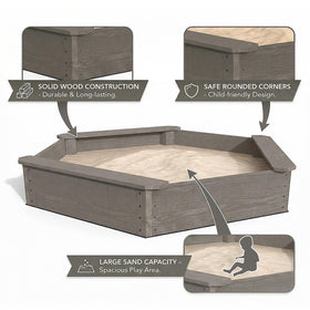LININYHAO quick-assembly sandbox fits busy families