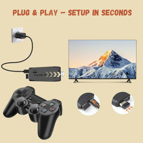 LINIREAU 4K HDMI output delivers sharp visuals on modern TVs.