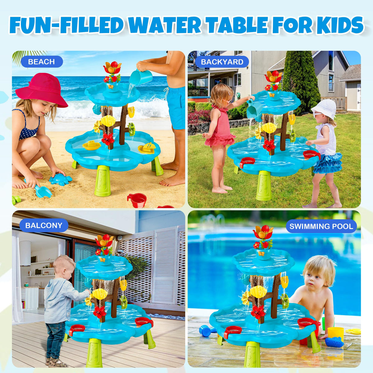 Linkowin Blossom accessories set highlights tools for water and sand exploration