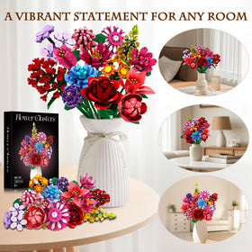 Linkowin flower bouquet building set wildflowers for versatile decor