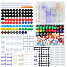 LINKTOR ball-and-stick models visualize atoms and bonds for clearer understanding of molecular geometry