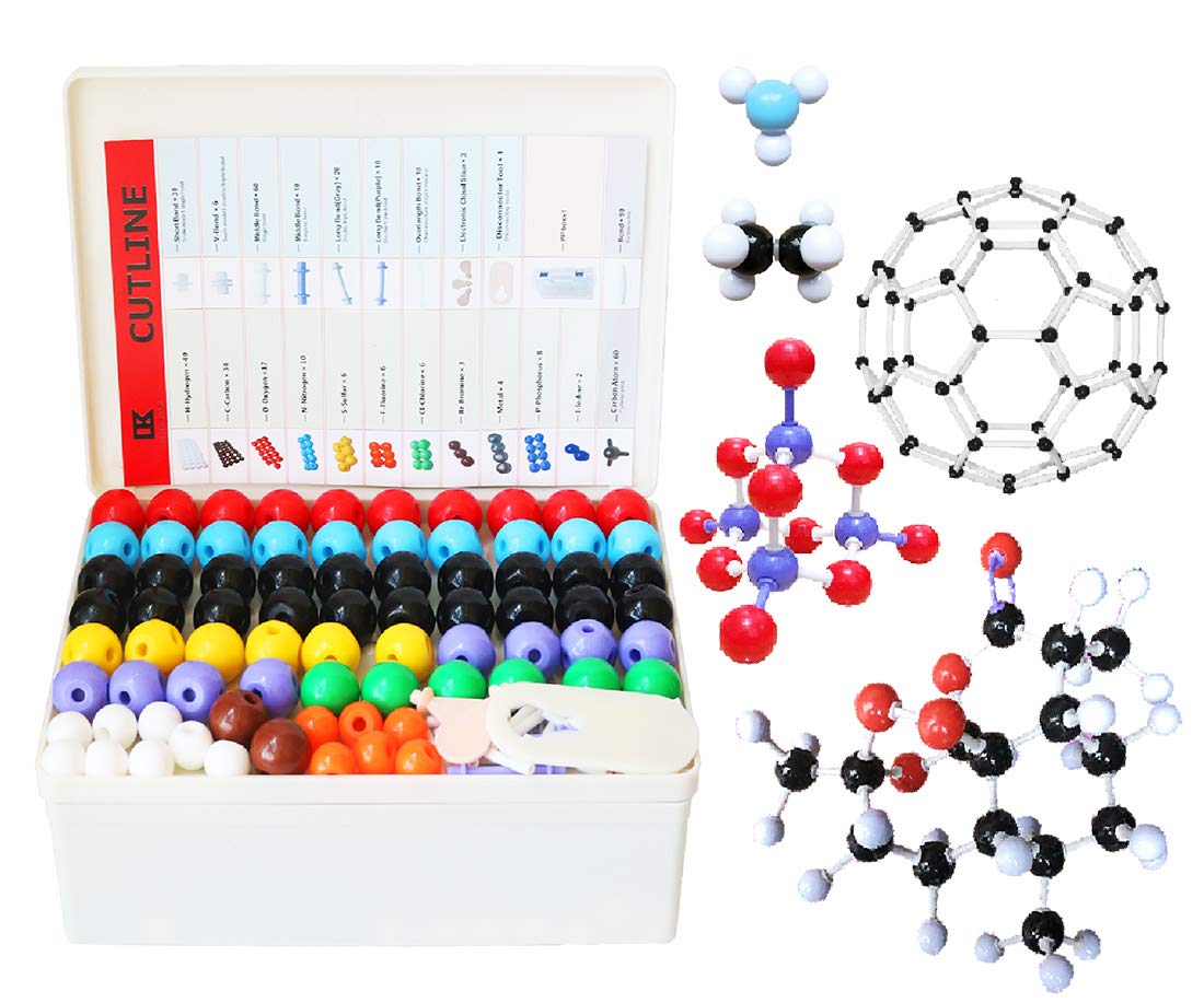 LINKTOR Chemistry molecular model kit fullerene focus enables hands-on exploration of complex shapes