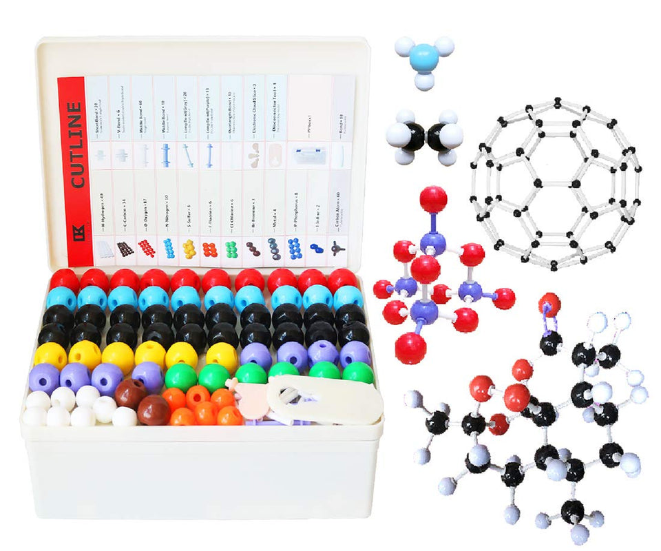 LINKTOR Chemistry molecular model kit fullerene focus enables hands-on exploration of complex shapes