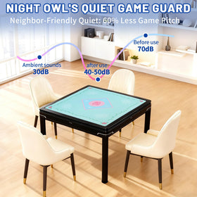 Linoows Mahjong Mat edge reinforced stitching for durability