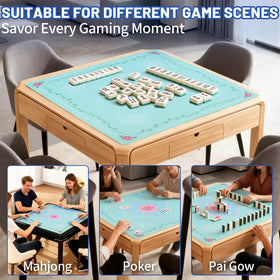 Linoows Mahjong Mat portable bag enables easy transport to gatherings