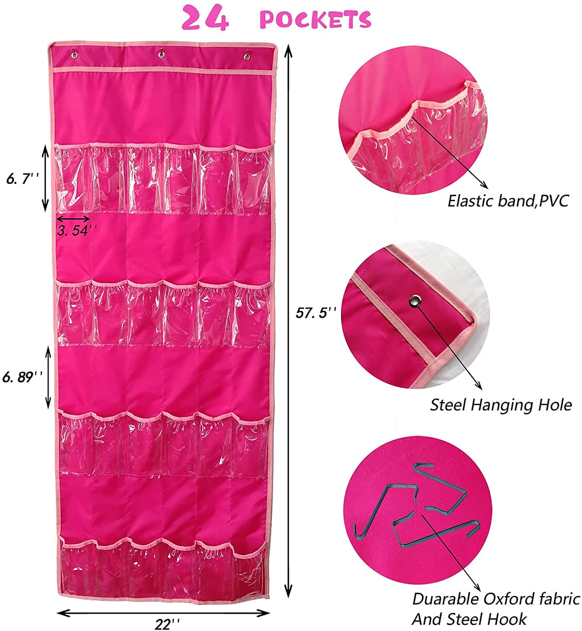 linpopup pvc-pocket clear visibility for fast access to contents
