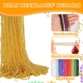 LINSIRON bulk 220pcs beads, great for party favors and festival decorations.