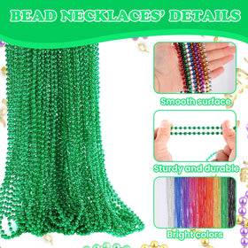 LINSIRON bulk 220pcs green beads ideal for party decorations