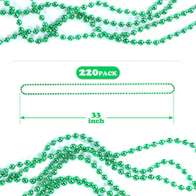 LINSIRON durable plastic beads ensure lightweight feel and long-lasting color