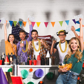 LINSIRON pirate party beads, fun accessories for costumes and photo backdrops.
