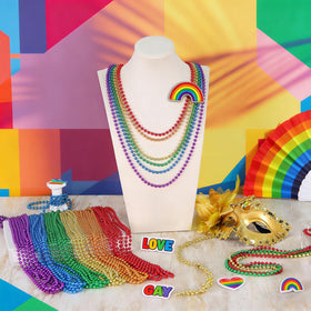 LINSIRON Pride beads bulk pack of 240 beads supports large celebrations