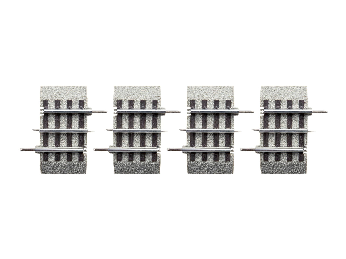 Lionel FasTrack 1.75-inch straight track pack shown in a four-piece set for O Gauge layouts.