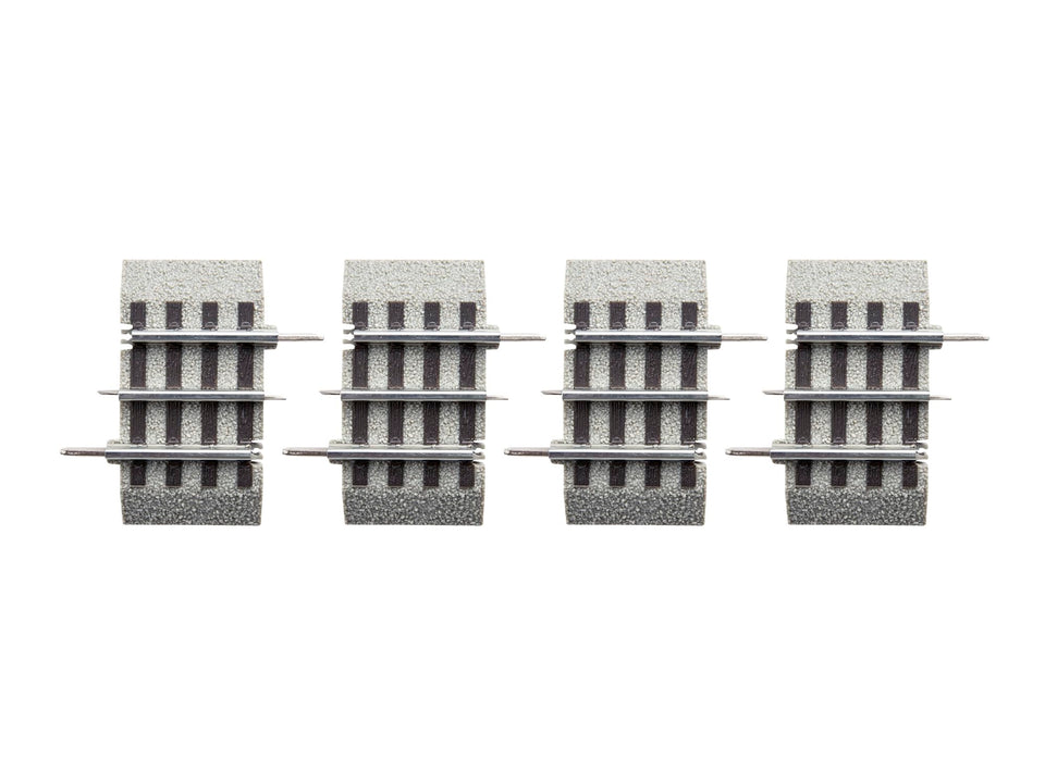 Lionel FasTrack 1.75-inch straight track pack shown in a four-piece set for O Gauge layouts.
