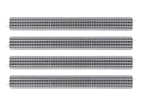 Lionel FasTrack 30-Inch Straight section expands the O Gauge layout with secure connections.