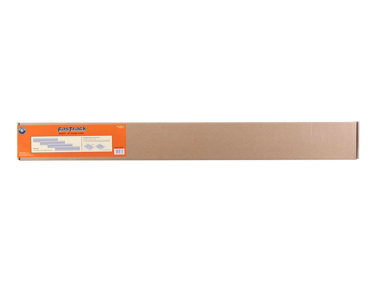 Lionel FasTrack realistic molded roadbed enhances the prototype look of the layout.
