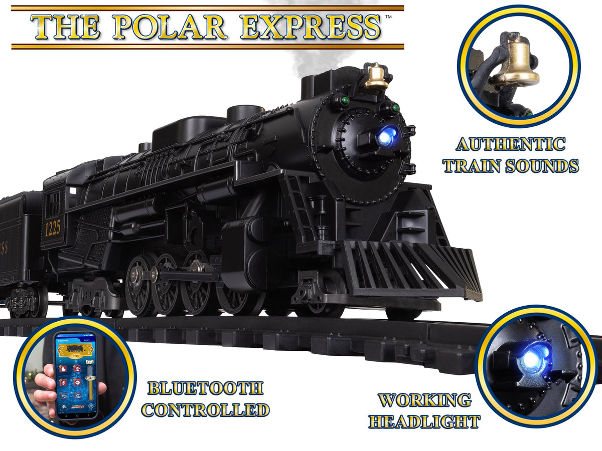 Lionel Polar Express straight track piece for a sturdy layout.
