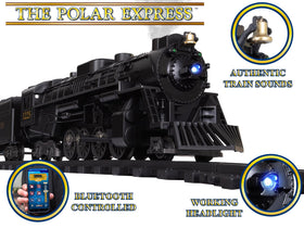 Lionel Polar Express straight track piece for a sturdy layout.