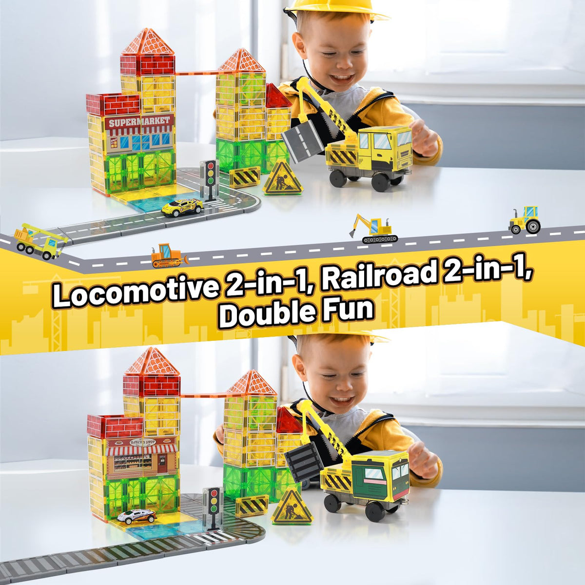 LionFuny 2-in-1 dual-theme tiles spark creative city scenarios and hands-on learning