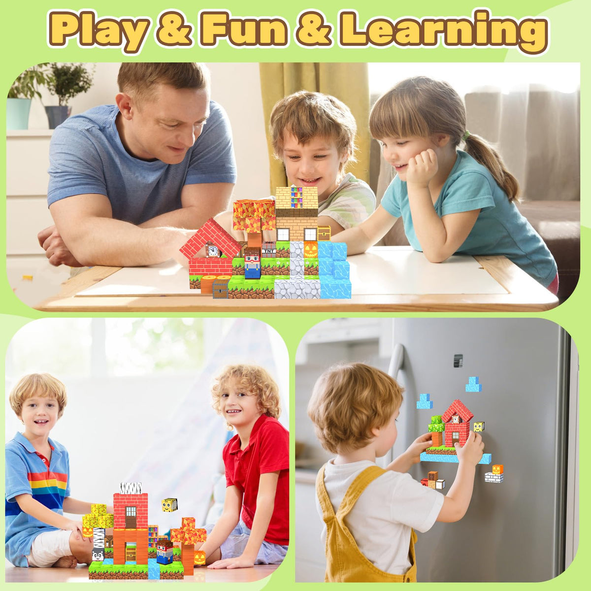 LionFuny screen-free play supports family bonding during building sessions