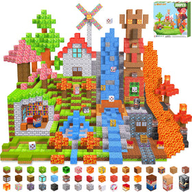 LionFuny magnetic blocks forest roads scene sparks imaginative play