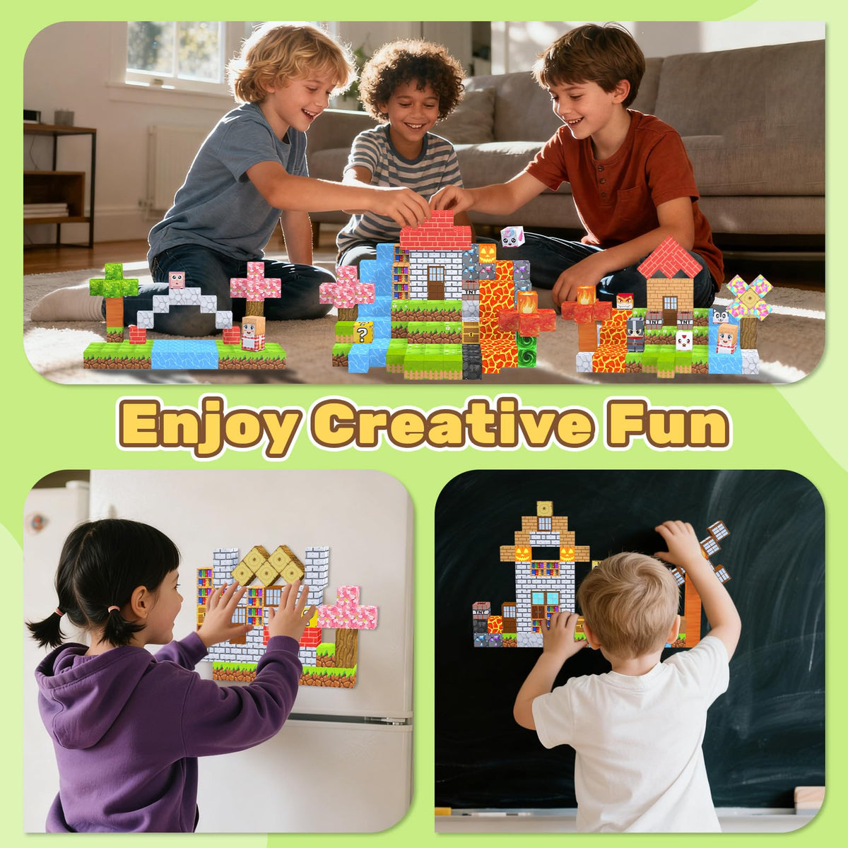 LionFuny safety-first design with smooth edges and sturdy magnets
