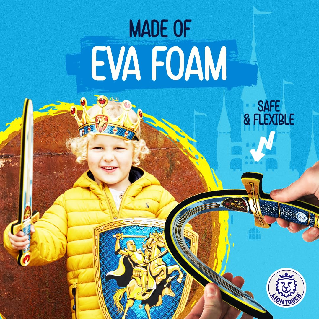 Liontouch Knight foam sword close-up detail emphasizing soft surface for safe dress-up fun.