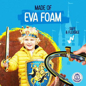 Liontouch Knight foam sword close-up detail emphasizing soft surface for safe dress-up fun.