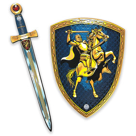 Liontouch knight foam sword close-up showing safe, flexible surface for imaginative pretend battles.